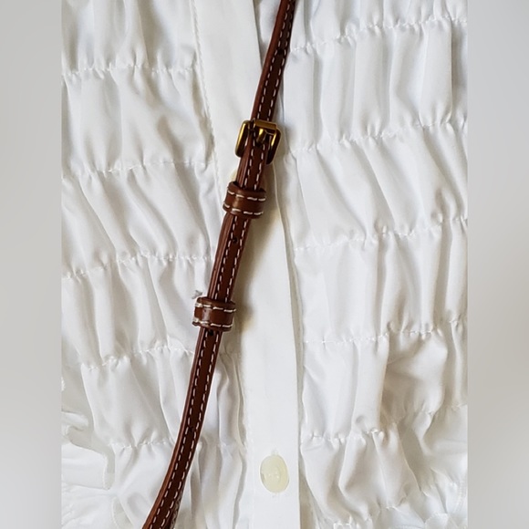 Brand New STAUD Shearling Eve Phone Crossbody Bag - Picture 4 of 16